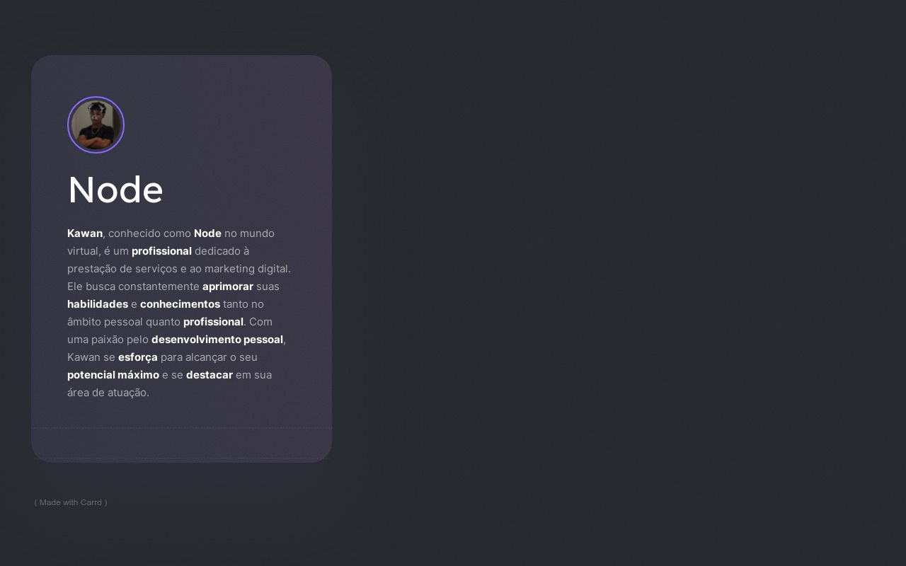 Carrd profile picture for @node